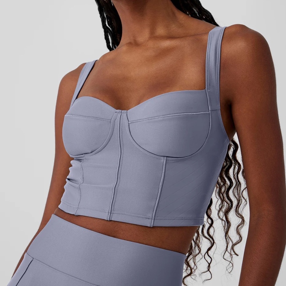 NWT Alo Airlift Winter Warm Cropped Supermoto Tank M